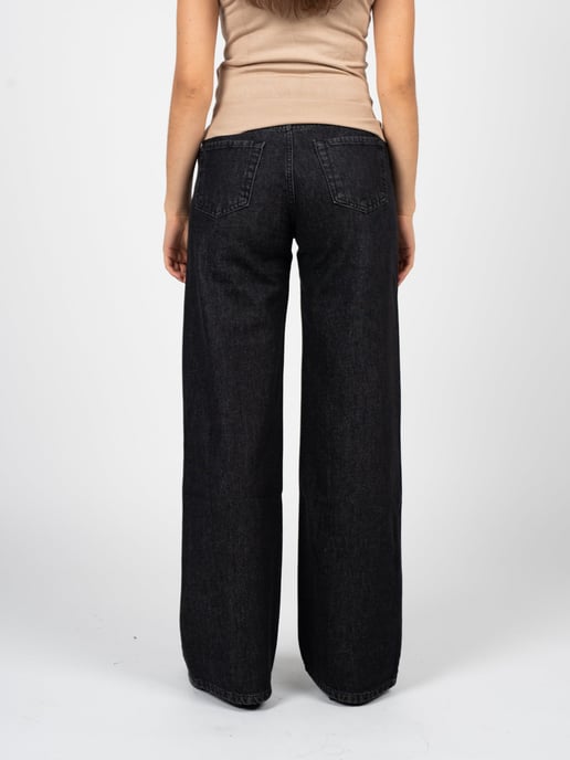 La Haine Inside Us Jeans Wide Leg Woman's Black - Image 5