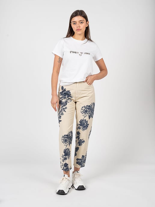 Pinko Byxor Maddie damer Vit - Image 2