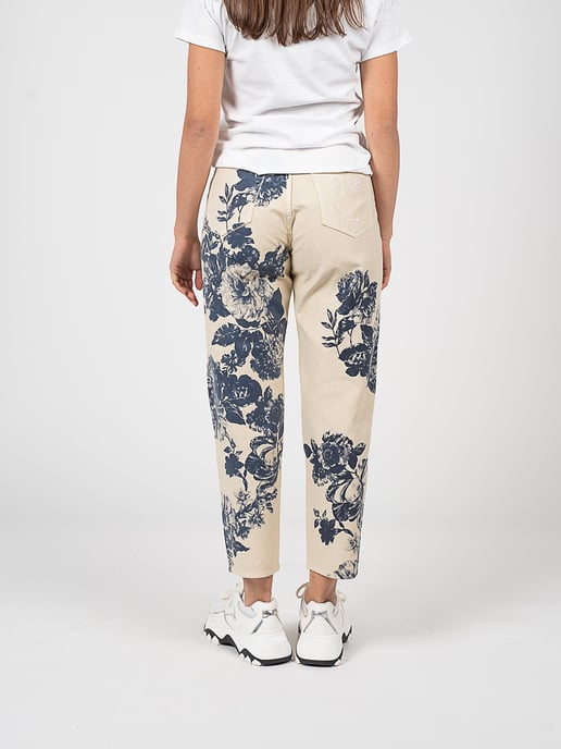 Pinko Byxor Maddie damer Vit - Image 5
