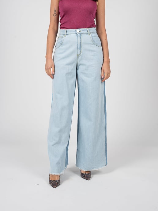 Pinko Trousers Dennis Woman's Blue - Image 3