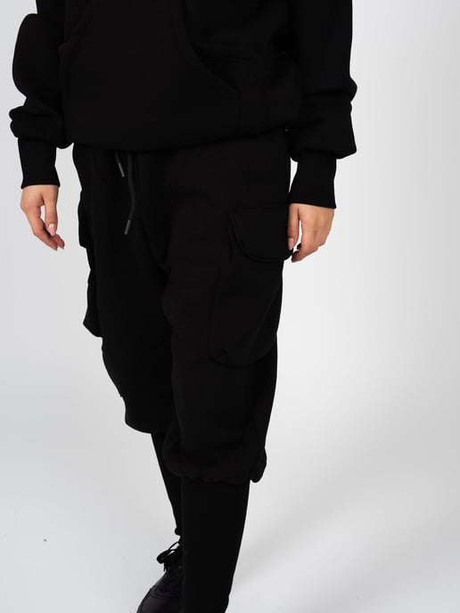 La Haine Inside Us Dresowe Jogger style Unisex Woman's Black - Image 4