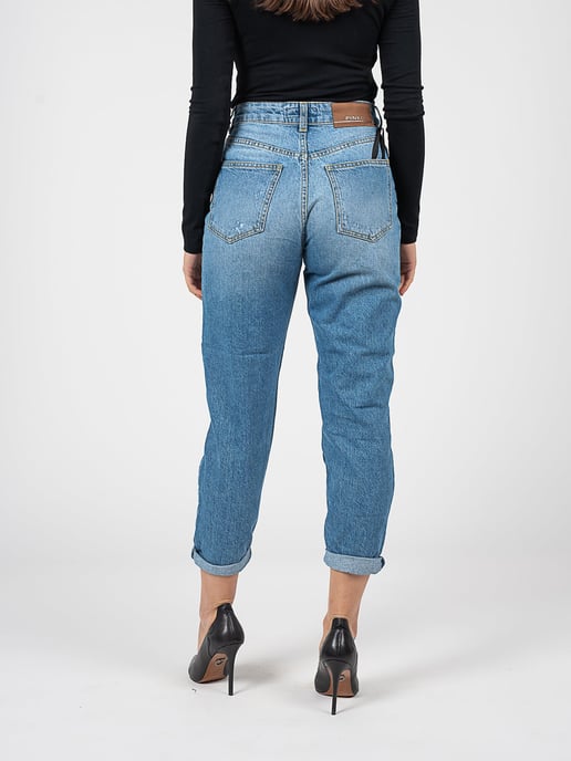 Pinko Trousers Maurice Woman's Blue - Image 5
