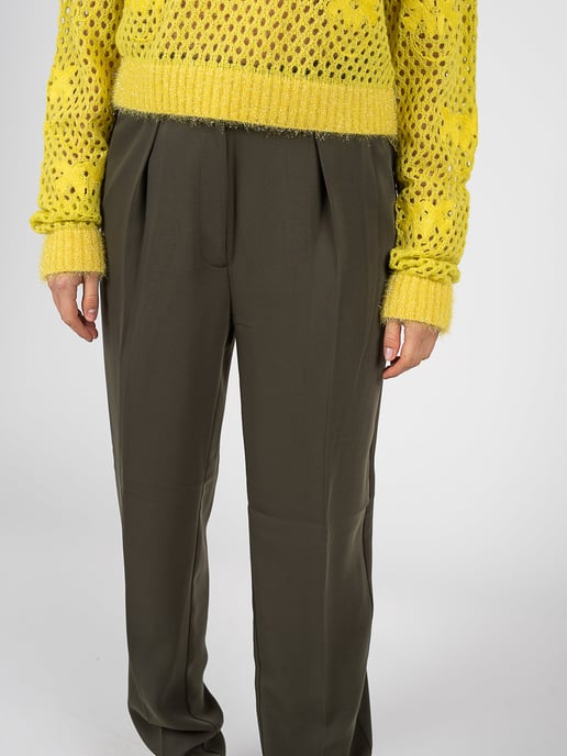 Pinko Byxor Pietra damer Militärgrön - Image 4