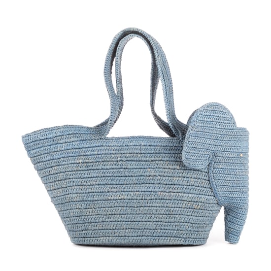 Elephant Raffia Tote  Handtas - Image 4