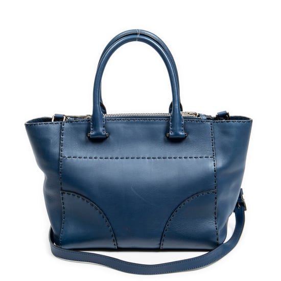 Stitched Twin Pocket Tote Shoulder Bag - Image 5