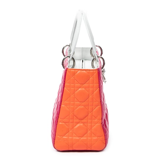 Medium Tricolor Lady Dior  Shoulder Bag - Image 4