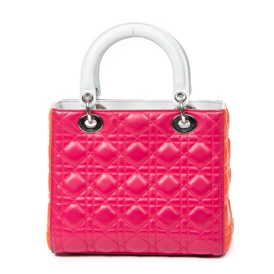 Medium Tricolor Lady Dior  Shoulder Bag - Image 5