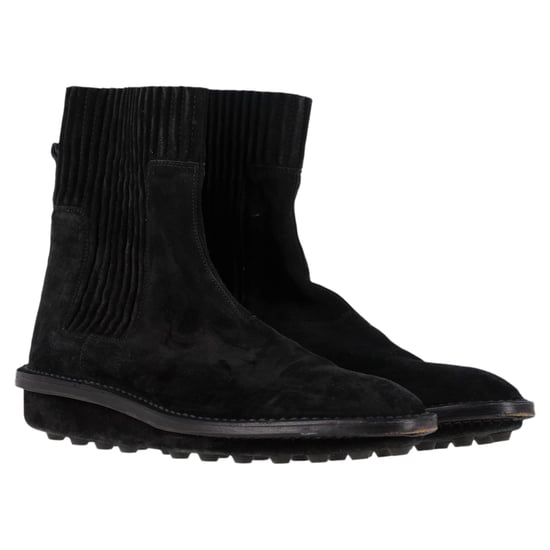 Balenciaga Chelsea Boots in Zwart Suède - Image 4