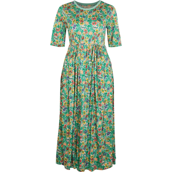 River Island Womens Midi Dress Maternity Green Floral - Image 4