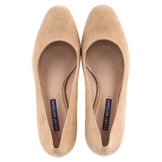 Stuart Weitzman Mary Ann 60 Pumps in Beige Suede - Image 3