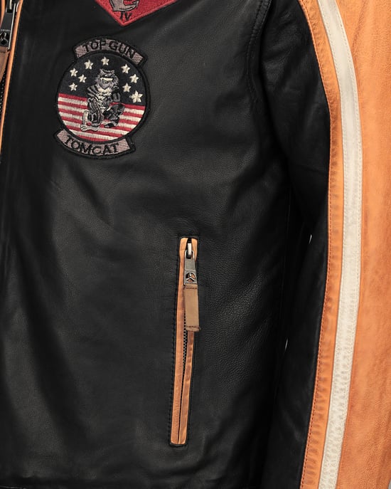 Top Gun leren jas TGJ1005 - Image 3