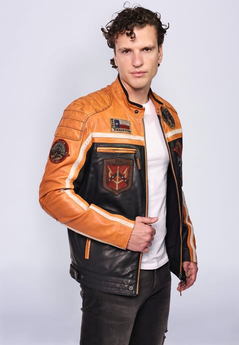 Top Gun leren jas TGJ1005 - Image 4