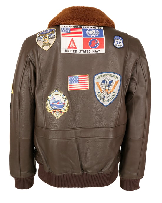 Top Gun leren jas TG20201007 - Image 2