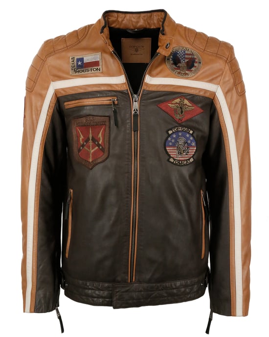 Top Gun leren jas TGJ1005 - Image 1