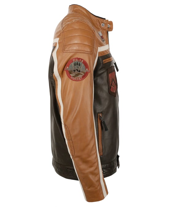 Top Gun leren jas TGJ1005 - Image 4