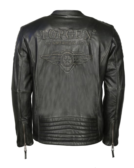 Top Gun leren jas TG20193086 - Image 4