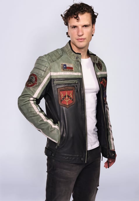 Top Gun leren jas TGJ1005 - Image 4