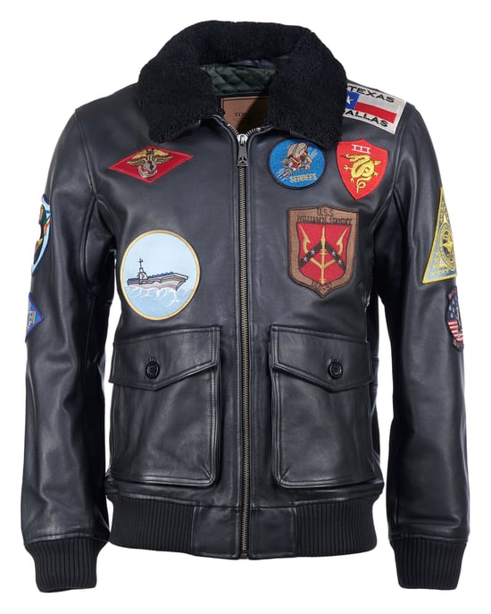 Top Gun leren jas TG20201007 - Image 1