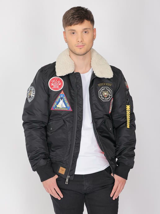 Top Gun bomberjack TG23003 met imitatiebontkraag - Image 2