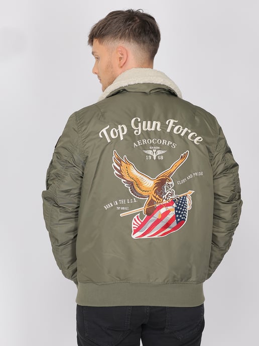 Top Gun bomberjack TG23003 met imitatiebontkraag - Image 4