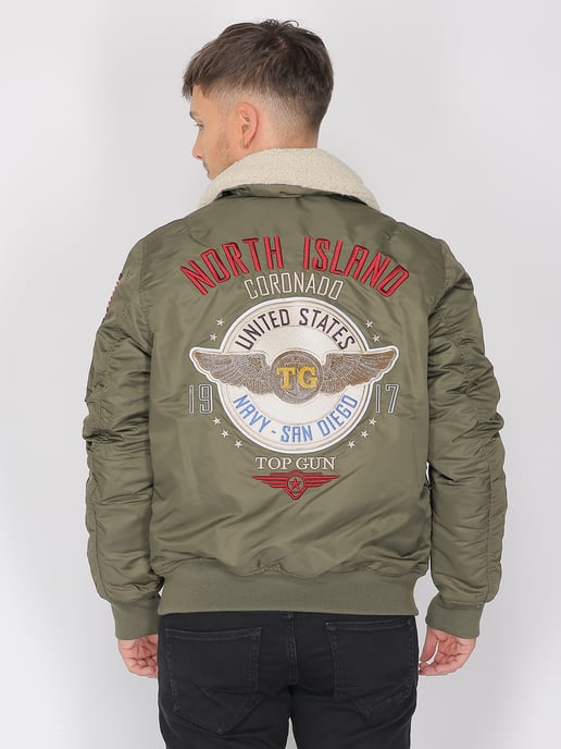 Top Gun bomberjack TG23005 met imitatiebontkraag - Image 4