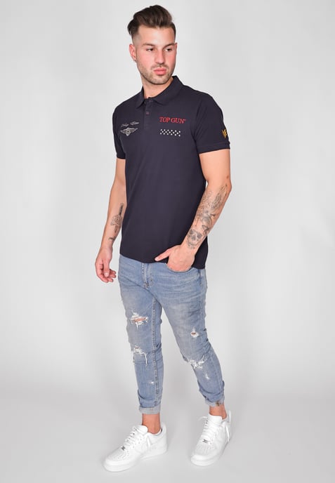 Top Gun Poloshirt TG20213004 - Image 1