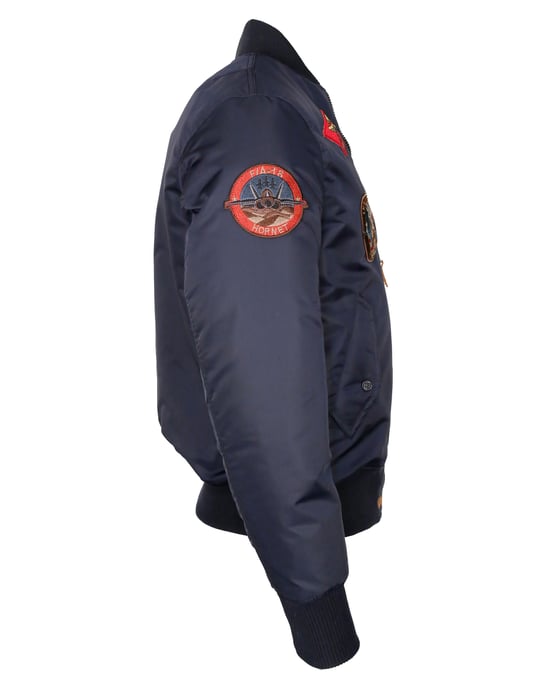 Top Gun bomberjack in pilotenstijl met patches TG20191053 - Image 4