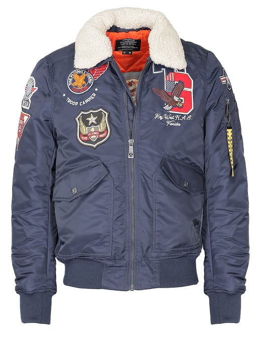Top Gun bomberjack TG23002 met imitatiebontkraag - Image 1