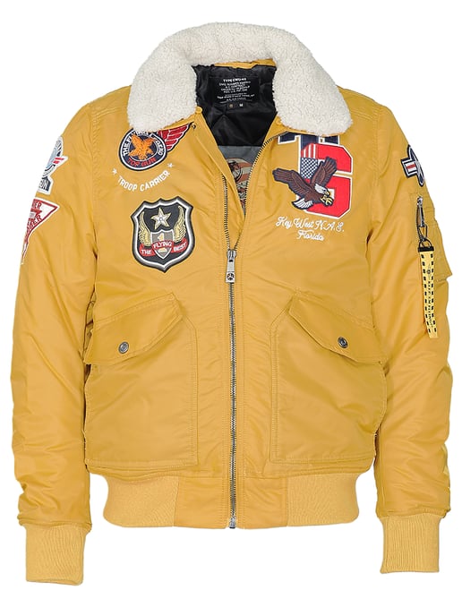 Top Gun bomberjack TG23002 met imitatiebontkraag - Image 1