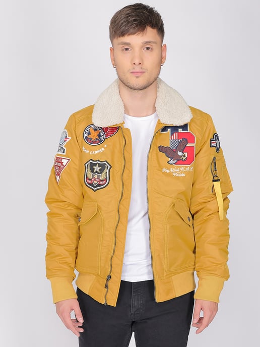 Top Gun bomberjack TG23002 met imitatiebontkraag - Image 2