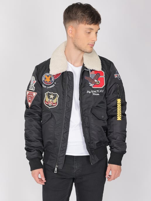 Top Gun bomberjack TG23002 met imitatiebontkraag - Image 3