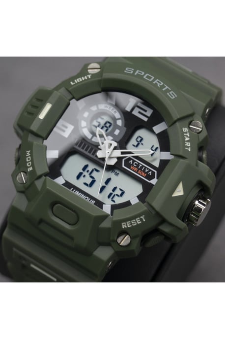Activa X Invicta Digital ACW495-003 Heren Horloge - Quartz Uurwerk - Plastic met zwarte Wijzerplaat - 55mm - Image 4
