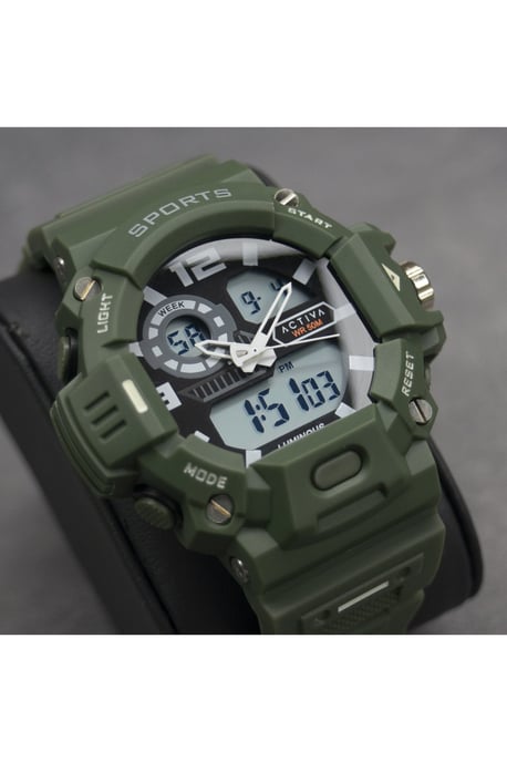 Activa X Invicta Digital ACW495-003 Heren Horloge - Quartz Uurwerk - Plastic met zwarte Wijzerplaat - 55mm - Image 5