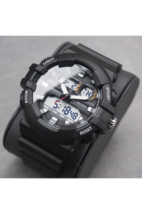 Activa X Invicta Digital ACW496-001 Heren Horloge - Quartz Uurwerk - Plastic met zwarte Wijzerplaat - 50mm - Image 4