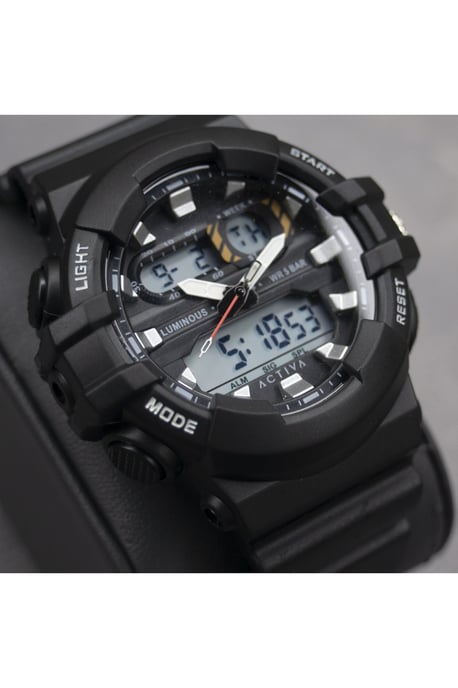 Activa X Invicta Digital ACW496-001 Heren Horloge - Quartz Uurwerk - Plastic met zwarte Wijzerplaat - 50mm - Image 6