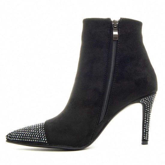 Montevita Heeled Ankle Boot Punternt Black - Image 4