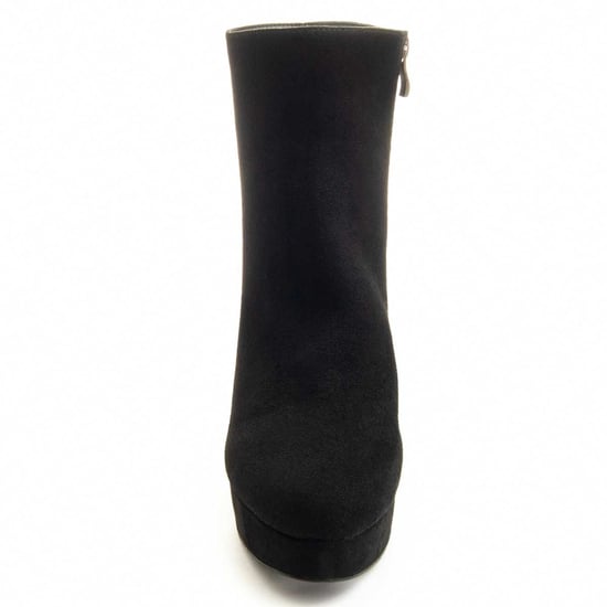 Montevita Heeled Ankle Boot Botint8 Black - Image 3