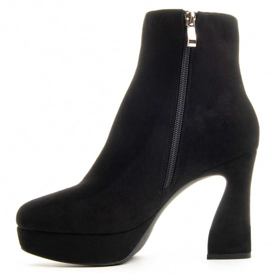 Montevita Heeled Ankle Boot Botint8 Black - Image 4