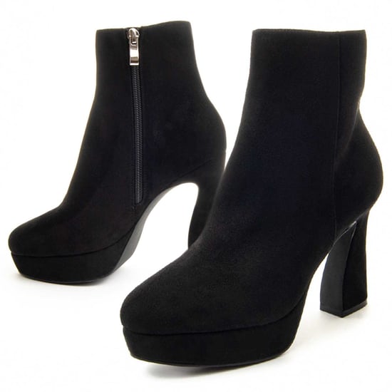 Montevita Heeled Ankle Boot Botint8 Black - Image 6