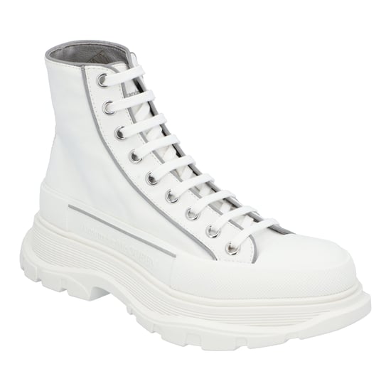 Alexander McQueen Tread Slick Boots 'Wit Grijs' - Image 1