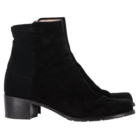 Stuart Weitzman Ankle Boots in Black Suede - Image 1