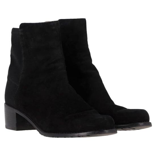 Stuart Weitzman Ankle Boots in Black Suede - Image 4