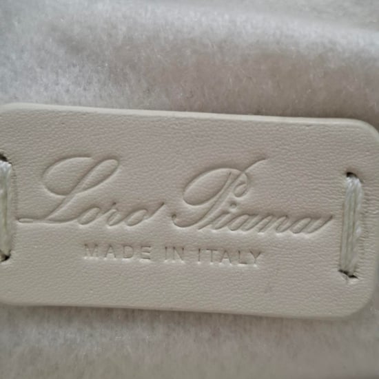 Loro Piana Small Puffy Check Print Pouch Bag in Multicolor Cashmere - Image 5