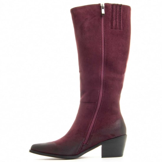 Montevita Heeled Boot Botarent4 Bordeaux - Image 4