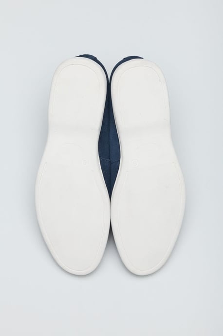 Ben Sherman Amarillo Suede Heren Navy Loafers - Image 5