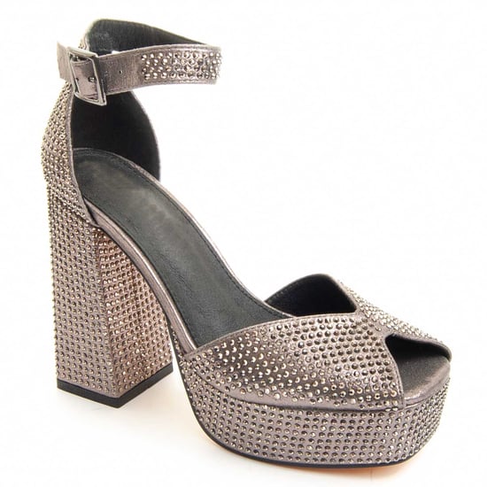 Montevita Heeled Shoe Sandant Grey - Image 2
