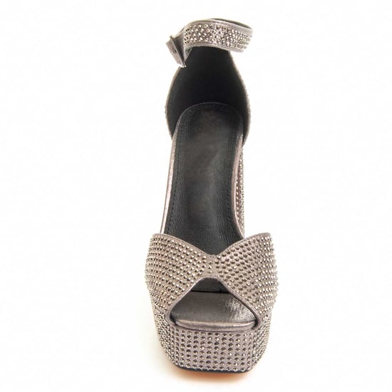 Montevita Heeled Shoe Sandant Grey - Image 3