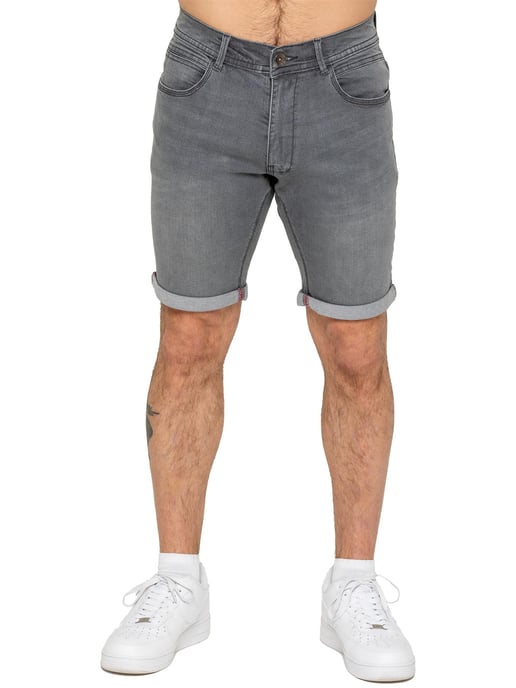 Enzo | Heren Slim Fit Denim Shorts - Image 1