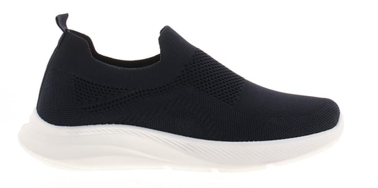 Focus Mens Knitted Trainers Micah Slip On navy - Image 2