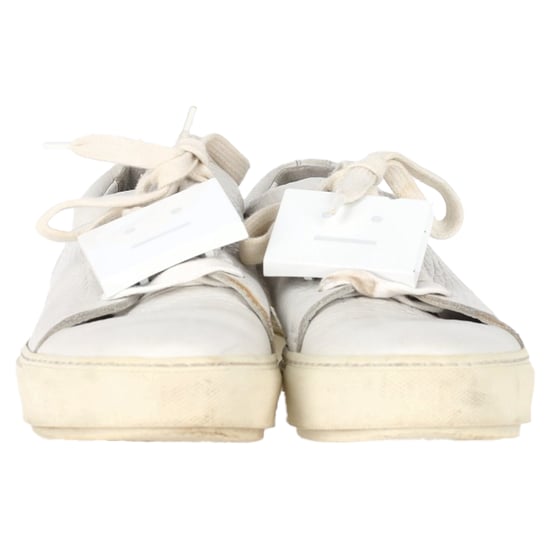 Acne Studios Adriana Lågskor i Vitt Läder - Image 2